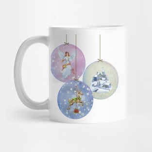 Vintage Snow Globe Ornaments Mug